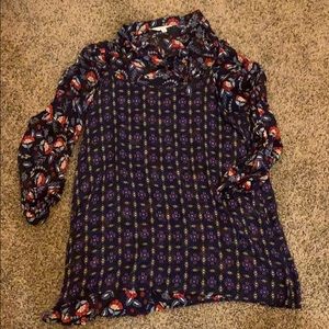 Layered Mix Print Dress